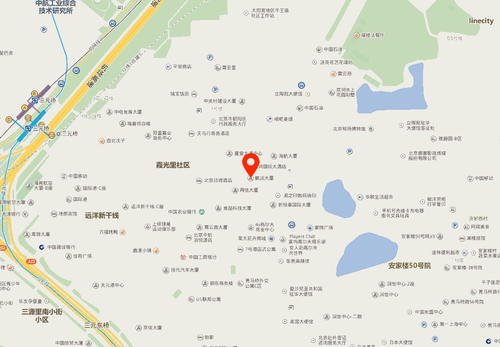 鹏润大厦位置地图